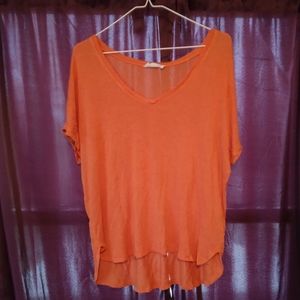 Orange tee shirt